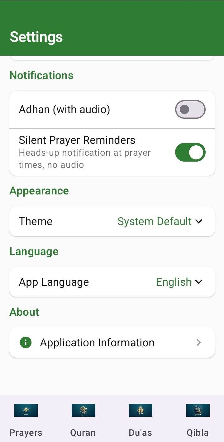 Placeholder: Notification Screen