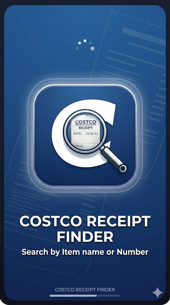 Costco Receipt Finder splash screen
